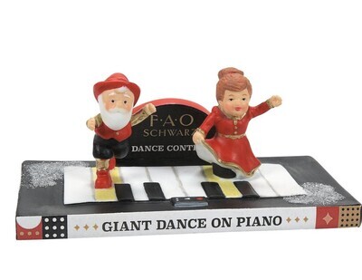 Department 56 North Pole Village "FAO Piano Dance Contest" Figurine (6011408)
