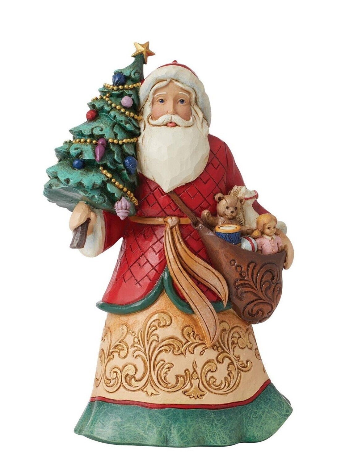Jim Shore Heartwood Creek "Sharing Merriment and Cheer" Santa Figurine (6012904)