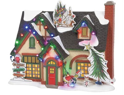 Department 56 Snow Village The Grinch "The Grinch House" Building (6011416)