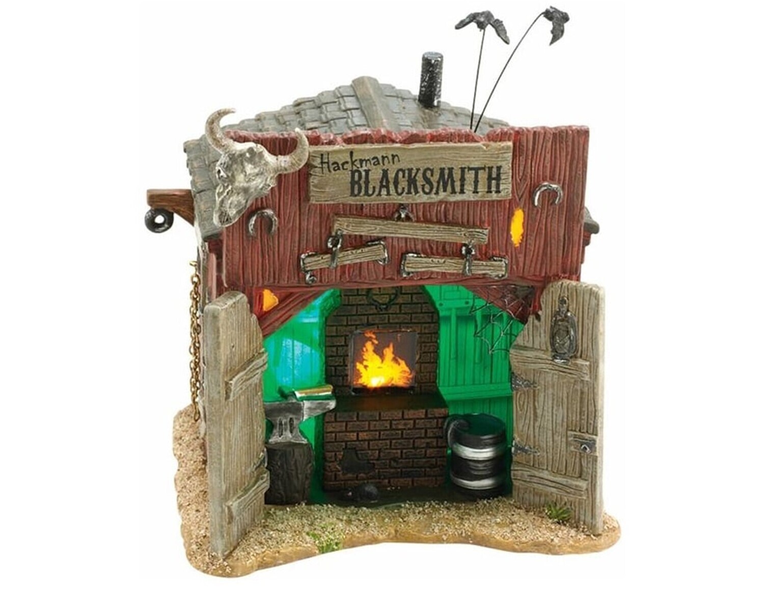 Department 56 Ghost Town Series "Hackman's Blacksmith Shop" (4036593)