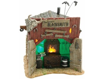 Department 56 Ghost Town Series "Hackman's Blacksmith Shop" (4036593)