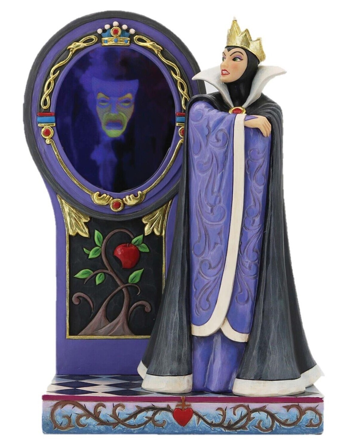 Jim Shore Disney Traditions "Who's the Fairest One of All?" Evil Queen Figurine (6013067)