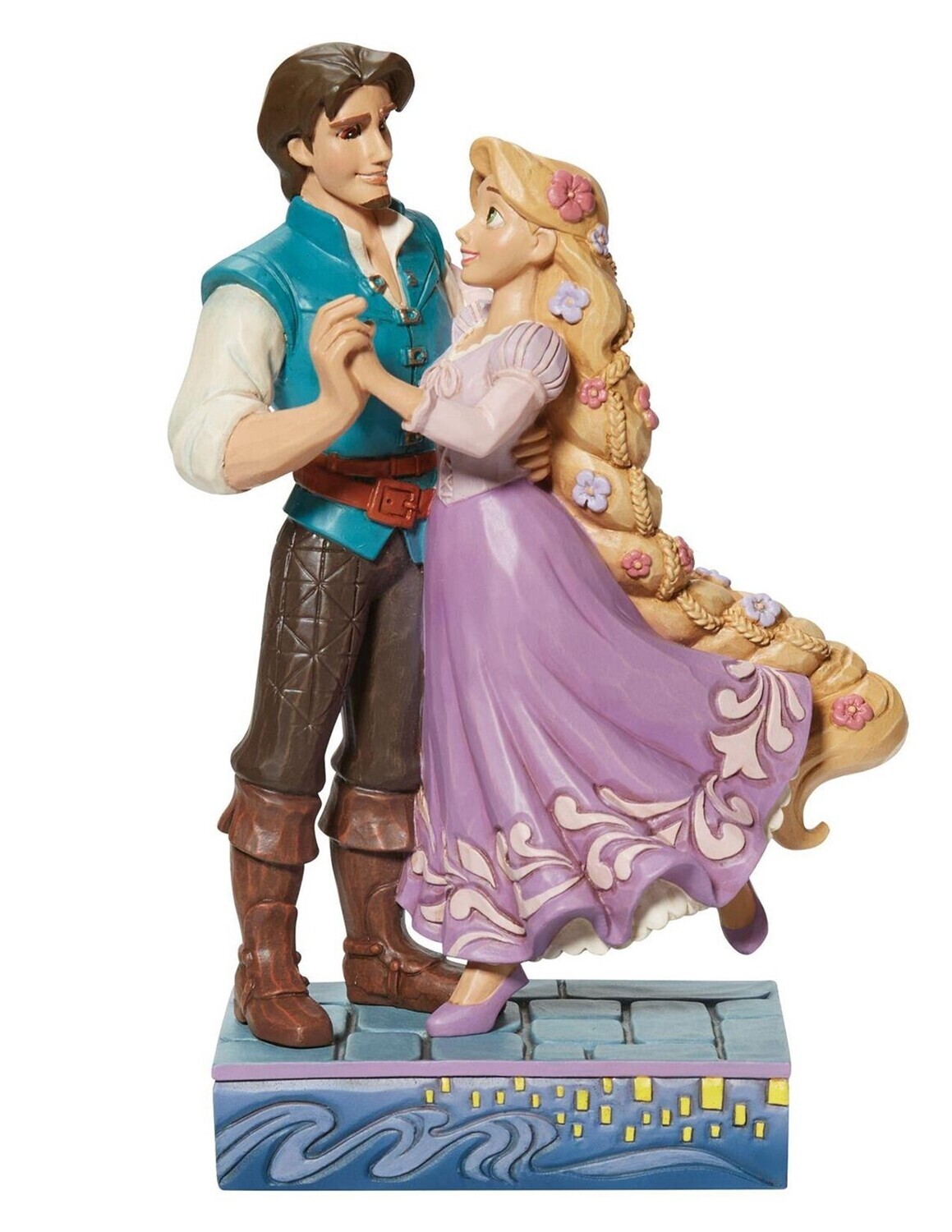 Jim Shore Disney Traditions "My New Dream" Tangled Rapunzel & Flynn Figurine (6013071)