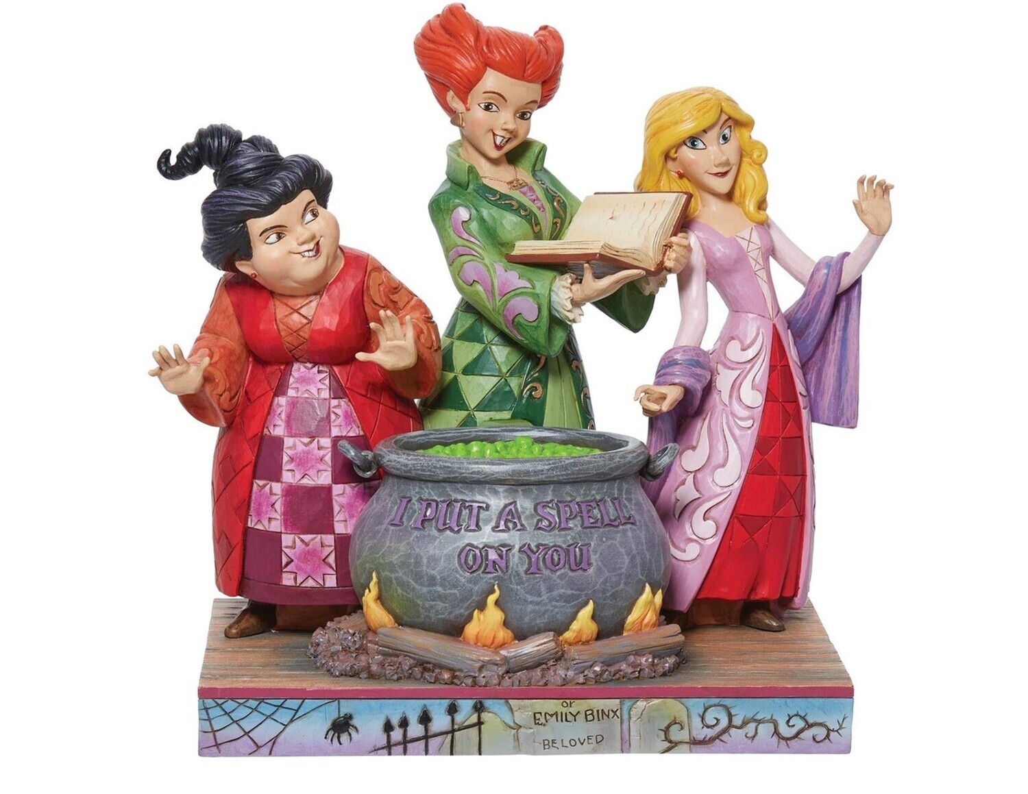 Jim Shore Disney Traditions "I Put a Spell on You" Hocus Pocus Sisters Scene (6011939)
