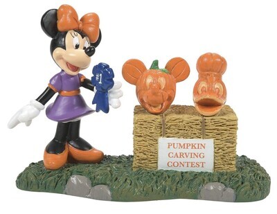 ​Mickey Mouse's Halloween Village "Minnie Picks a Winner" Department 56 # 6012311