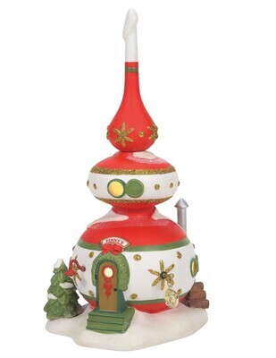 Department 56 North Pole Village "Finny's Ornament House" Building (6009833)