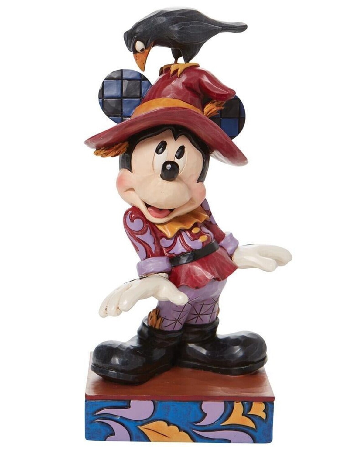 Jim Shore Disney Traditions "Scaredy Crow" Mickey Mouse Fall Figurine (6010862)