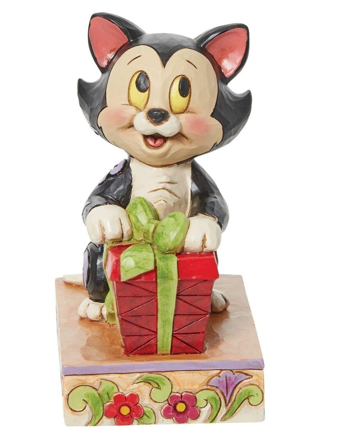 Jim Shore Disney Traditions "Festive Feline" Pinocchio's Figaro Figurine (6013065)