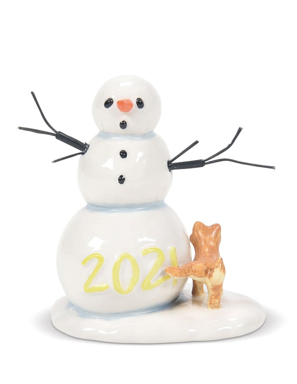 Department 56 Annual Village Accessory "Lucky the Snowman 2021" (6007653)