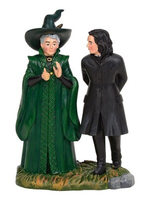 Department 56 Harry Potter Village “Snape & McGonagall” 2 Piece Set Figurines (6003331)