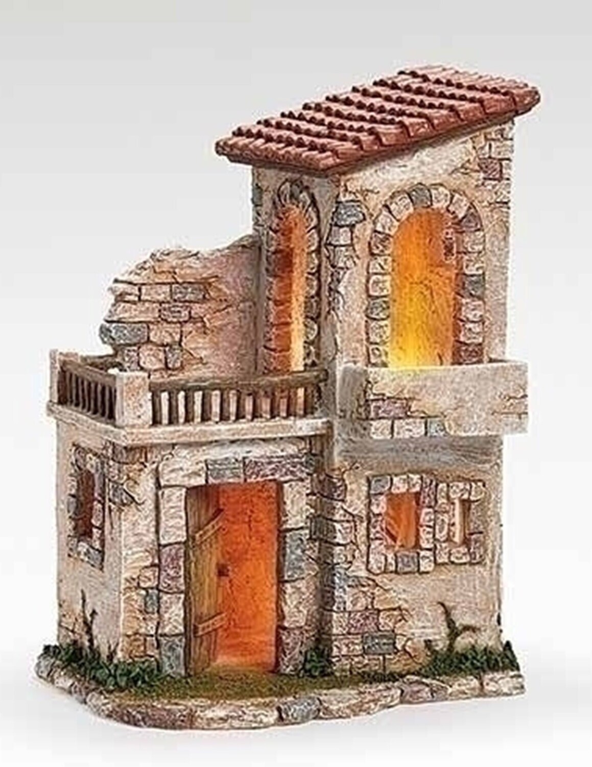 Fontanini by Roman 5" Scale "Lighted Bethlehem Inn" Nativity Village