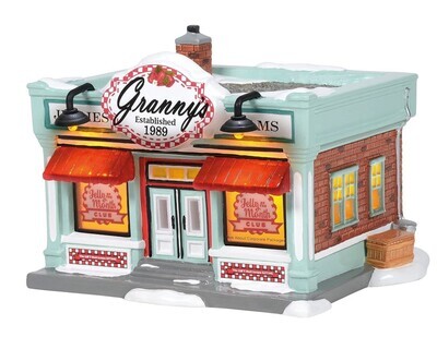 Department 56 Snow Village Christmas Vacation "Jelly of the Month Club" Granny's Jellies & Jams Village Building (6005452)