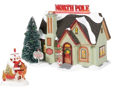 Department 56 Snow Village "The North Pole House" Building (6005449)