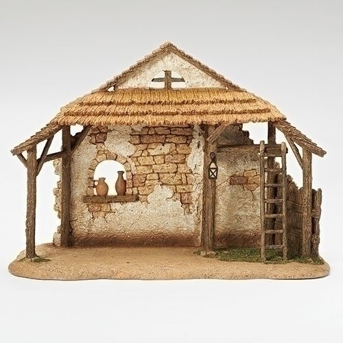 Fontanini "Italian Nativity 10.5" Stable" 5" Scale (50462) Figures Sold Separately