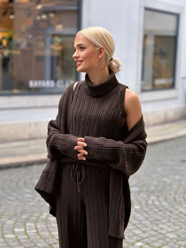 Knit Set brown (3-teilig)