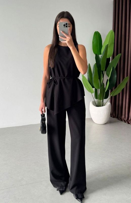 Asymmetrisches Set – Schwarz