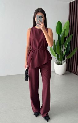 Asymmetrisches Set – Bordeaux