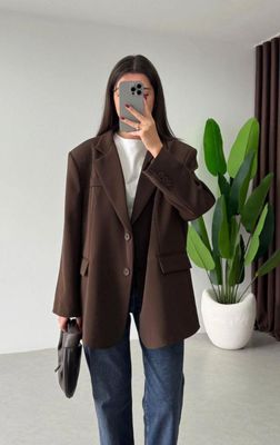 Classic Blazer – Braun