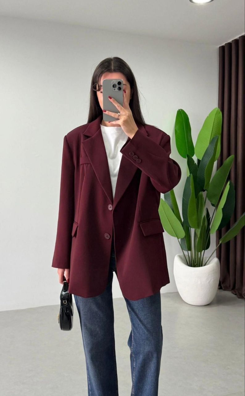 Classic Blazer – Bordeaux