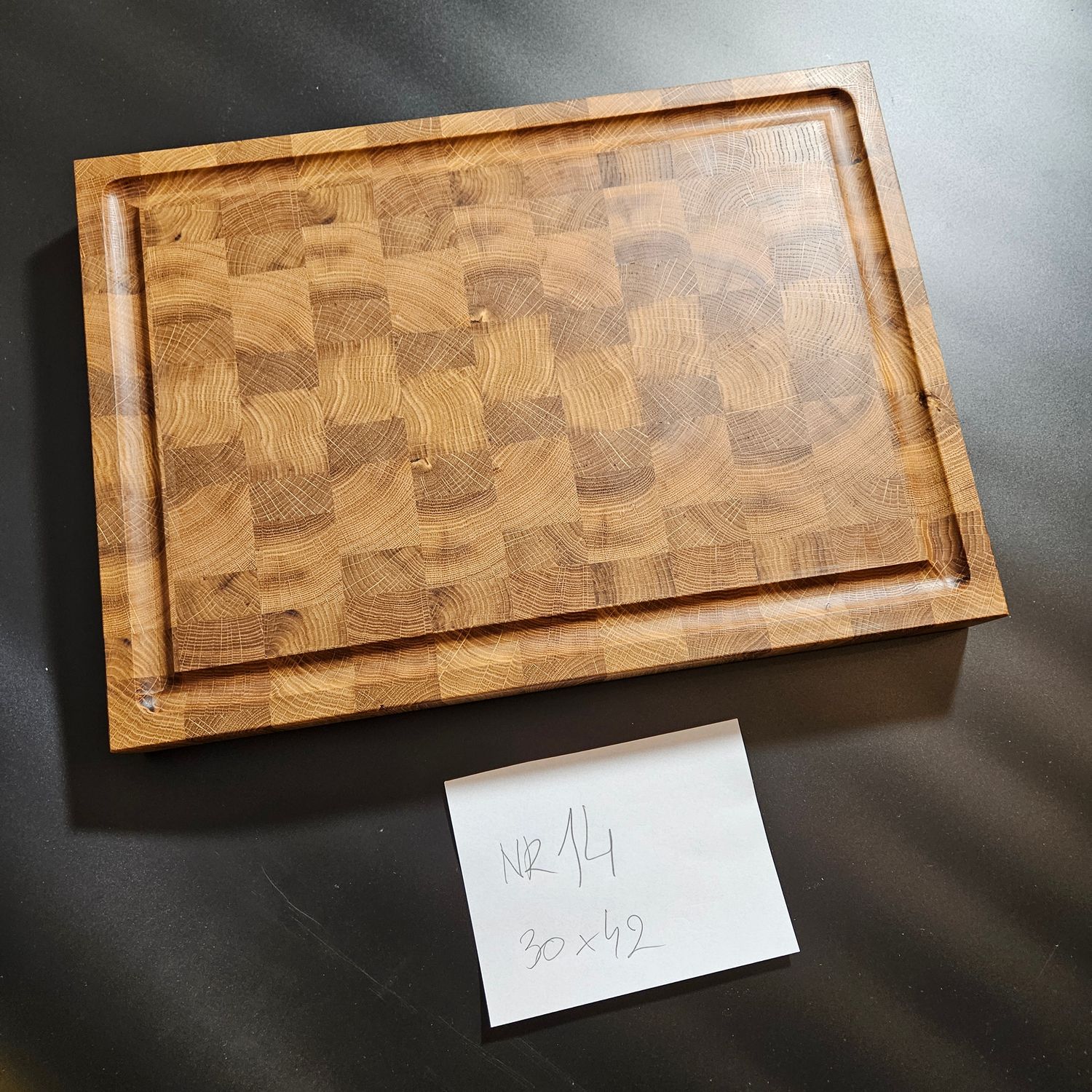 Deska sztorcowa dębowa 30x42 - nr14