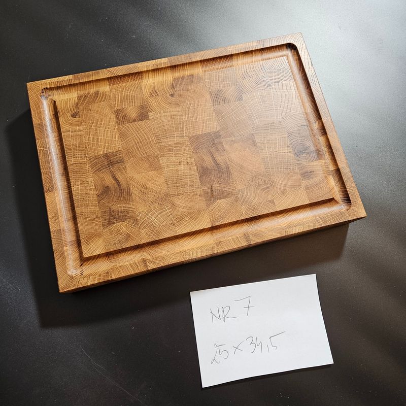 Deska sztorcowa dębowa 25x34 - nr7