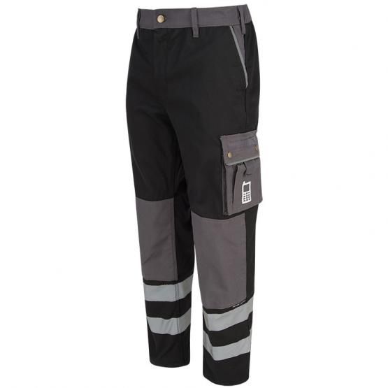 Bundhose Bundhose "Reflex", grau / schwarz