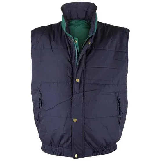 Arbeitsweste "Juist", Wendeweste marine/grün