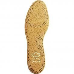 Einlegesohlen aus Schafleder, genarbt, Latexunterlage Einlegesohlen aus Schafleder, genarbt, Latexunterlage