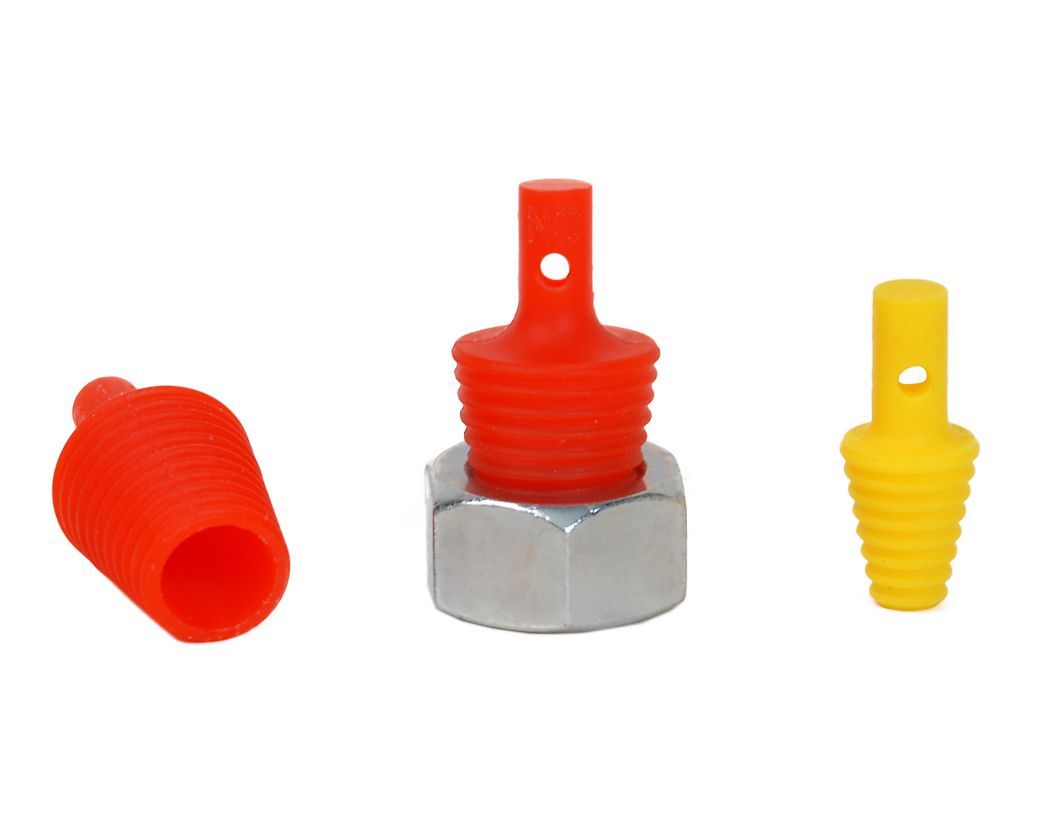 Konischer Stopfen mit Entlüftungskanal