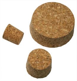 KOSTK  Konische Stopfen aus Kork  150°C