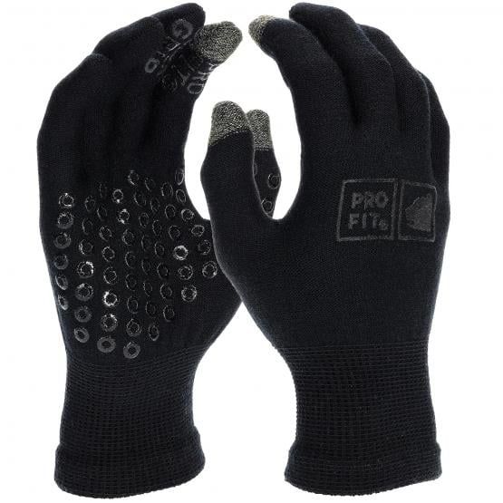 Merino-Wolle Handschuh mit Silikonnoppen