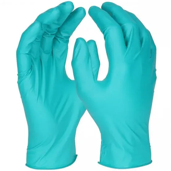 Nitril Einweghandschuhe, Top-Qualität, 24 cm, grün, 100 St.