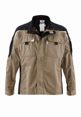 Bundjacke "Bestwork", khaki/schwarz