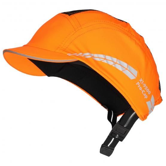 Anstoßkappe X!-9500 Pro Cap, neonorange, kurzer Schirm 2,5 cm