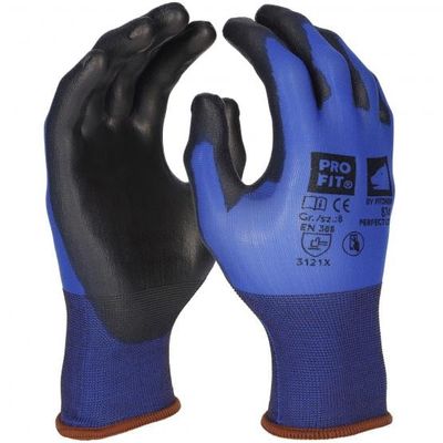PU Handschuh PU Handschuh "Perfect Lite", blau/schwarz, Touch-screen