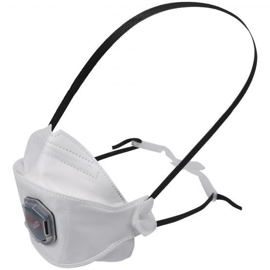 Atemschutzmaske FFP2 V NR D, "Serie 2900" + Ventil, faltbar