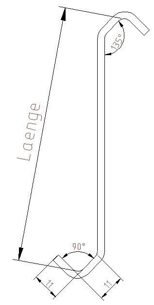 Standardhaken Nr. SE11/11