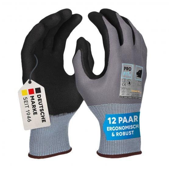 Nitril Handschuhe: Extra  grau/schwarz