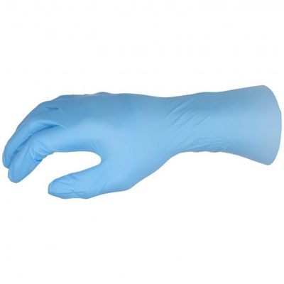 Nitril Einweghandschuhe, Top-Qualität, 30 cm, blau, 100 St.