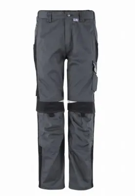 Bestwork Arbeitsbundhose, grau/schwarz