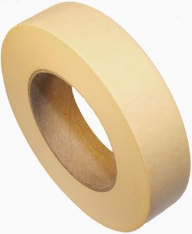 KGE Selbstklebendes Abdeckband, gelb 150°C