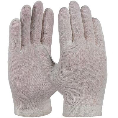 Baumwollhandschuhe, Trikot, natur, Standard, gesäumt