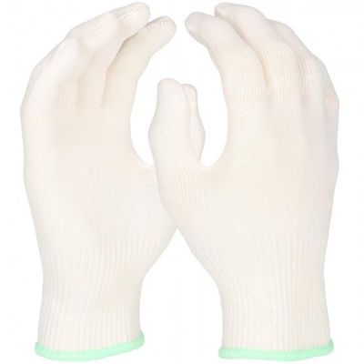 Baumwollhandschuh, Feinstrick, Baumwolle/Polyamid Baumwollhandschuh, Feinstrick, Baumwolle/Polyamid