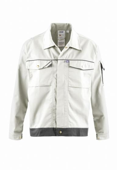Bundjacke "Threeline Perfect", weiß/grau