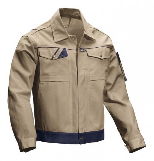 Bundjacke Bundjacke "Threeline Perfect", khaki/hydronblau