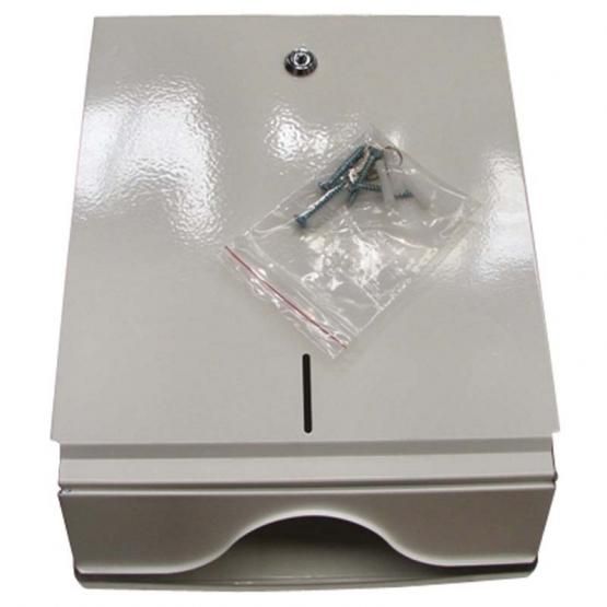 Handtuchpapierspender, weiß, V-Falz und C-Falz