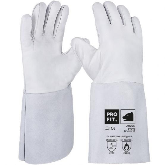Schweißerhandschuh Nappaleder, "Argon", 35 cm