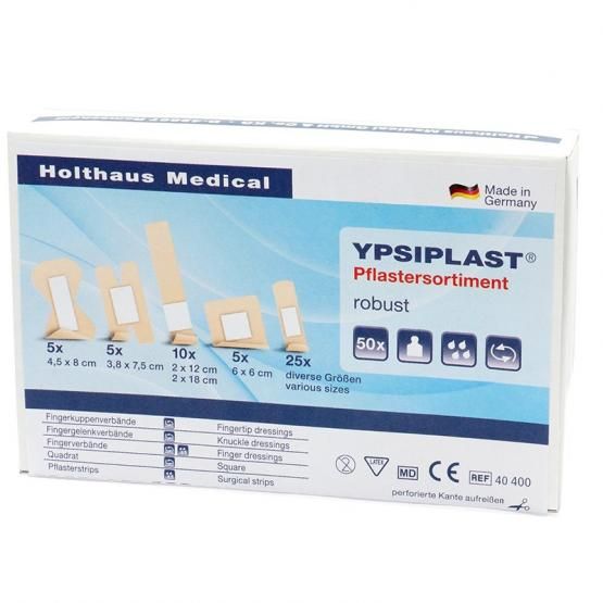 Pflaster-Sortiment "Ypsiplast", 50 St., robust