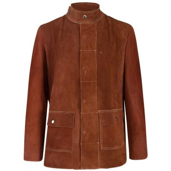 Sebatan-Lederjacke, mit Druckknöpfen