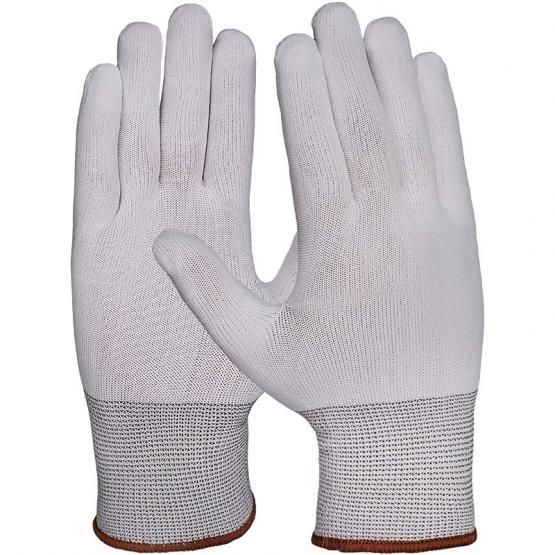 Nylon-Feinstrickhandschuh, Rundstrick, ohne Beschichtung